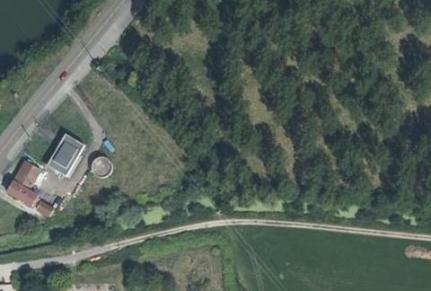 Vue aérienne du Camping Longue Rive à Gray