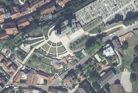 Vue aérienne du Camping Louis Rigoly à Châtillon-sur-Seine
