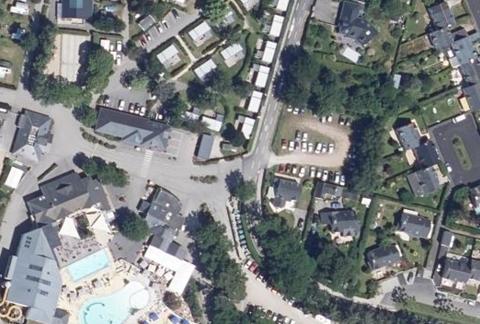 Vue aérienne du Camping Mané Guernehué à Baden