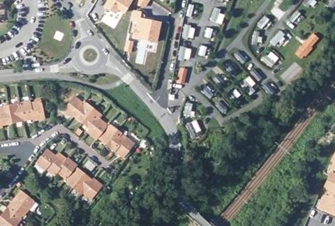 Vue aérienne du Camping Maya à Saint-Jean-de-Luz