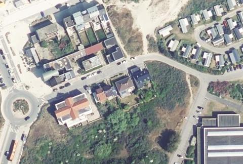 Vue aérienne du Camping Mer et Vacances à Leffrinckoucke