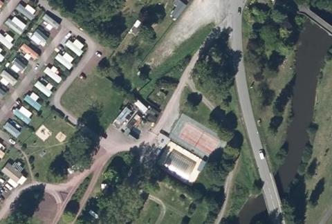 Vue aérienne du Camping Merlin l’Enchanteur à Loyat