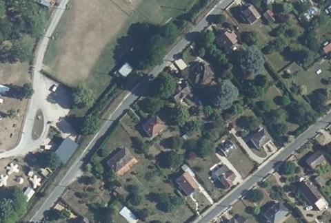 Vue aérienne du Camping Municipal Bellevue à Muides-sur-Loire