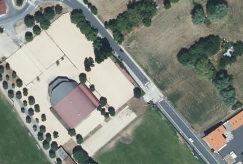 Vue aérienne du Camping Municipal d’Audinet à Brives-Charensac