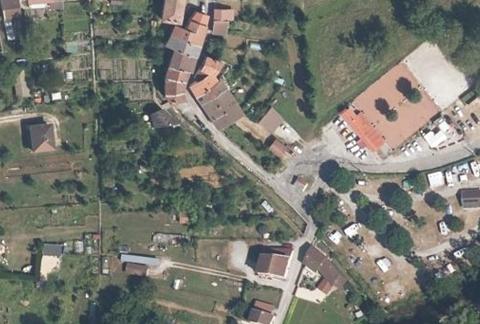 Vue aérienne du Camping Municipal de Chaley à Chaley