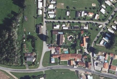 Vue aérienne du Camping Municipal de Dominois à Dominois