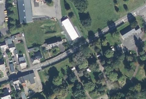 Vue aérienne du Camping Municipal de Fougères à Fougères