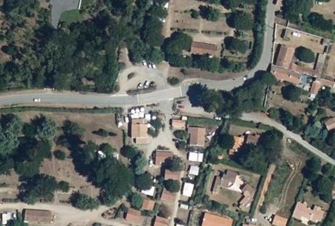Vue aérienne du Camping Municipal de l’Île d’Yeu à L’Île-d’Yeu