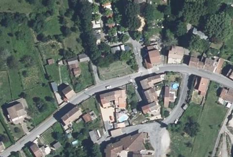 Vue aérienne du Camping Municipal de la Plaine à Bessèges