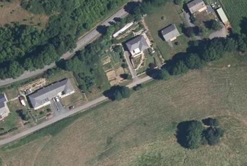 Vue aérienne du Camping Municipal de la Rabaudie à Viane
