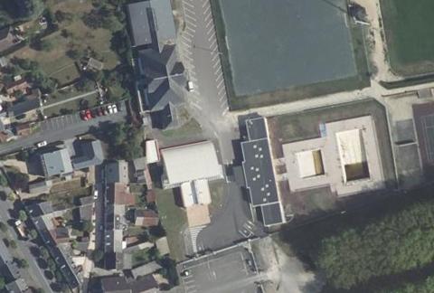 Vue aérienne du Camping Municipal de Mehun sur Yèvre à Mehun-sur-Yèvre