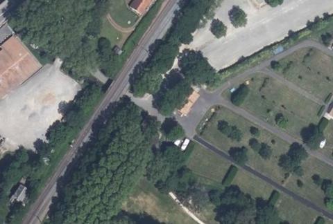 Vue aérienne du Camping Municipal de Vivonne à Vivonne