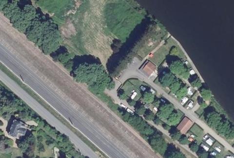 Vue aérienne du Camping Municipal des Tilleuls à Sierck-les-Bains
