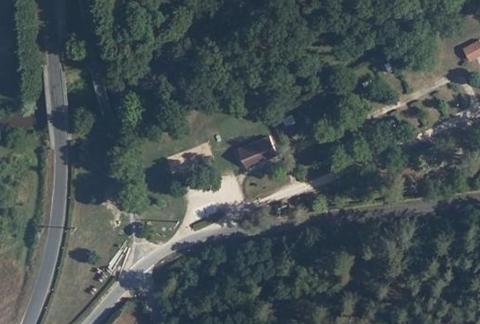 Vue aérienne du Camping Municipal du Cosson à Crouy-sur-Cosson