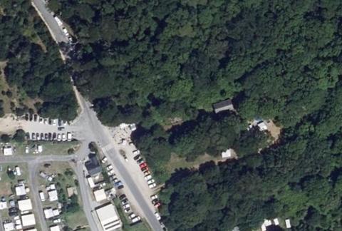 Vue aérienne du Camping Municipal du Kerver à Saint-Gildas-de-Rhuys
