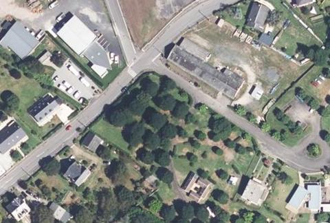 Vue aérienne du Camping Municipal du Longour à Argentat