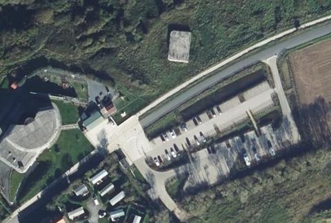 Vue aérienne du Camping Municipal du Musée à Audinghen