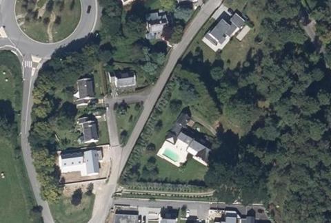 Vue aérienne du Camping Municipal du Parc Priol à Arradon