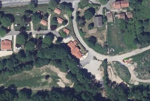 Vue aérienne du Camping Municipal l’Astrée à Bourg-Argental