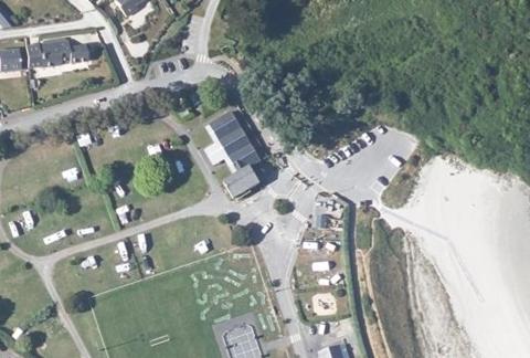 Vue aérienne du Camping Municipal la Manchette à Saint-Jacut-de-la-Mer