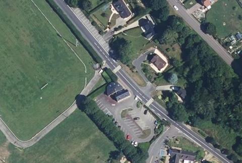 Vue aérienne du Camping Municipal le Clos des Charmilles à Cany-Barville