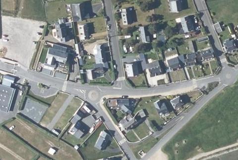 Vue aérienne du Camping Municipal le Dourlin de l’Île-Grande à Pleumeur-Bodou