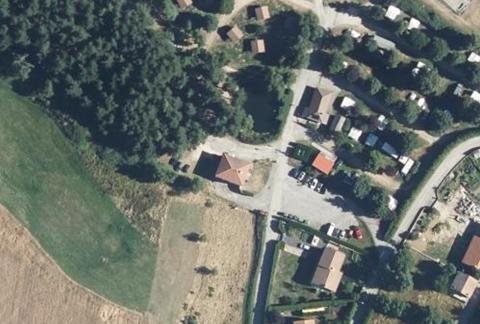 Vue aérienne du Camping Municipal le Pré du Moulin à Lalouvesc