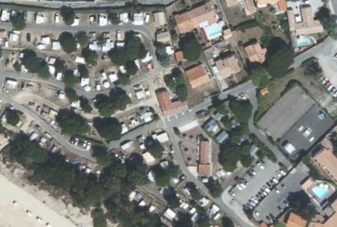 Vue aérienne du Camping Municipal le Remondeau à La Couarde-sur-Mer