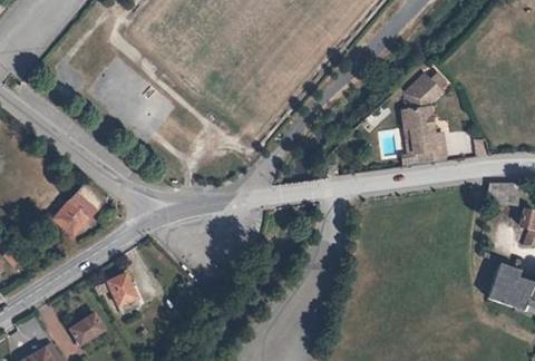 Vue aérienne du Camping Municipal le Renom à Vonnas