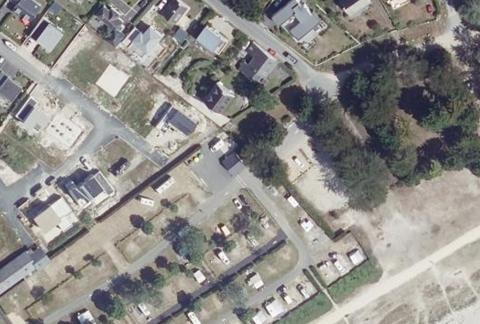 Vue aérienne du Camping Municipal le Sillon à Île-Tudy