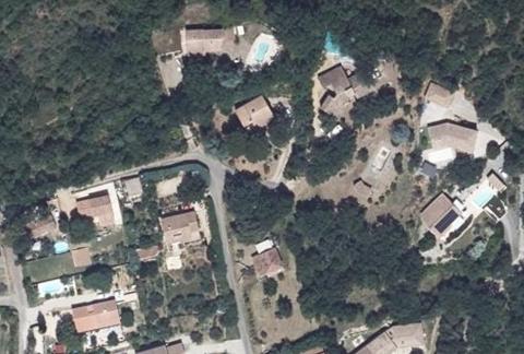 Vue aérienne du Camping Municipal le Village à Saint-Martin-d’Ardèche