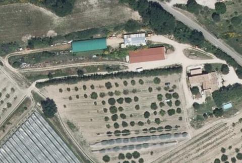 Vue aérienne du Camping Municipal les Chalottes à Murs