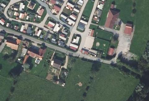 Vue aérienne du Camping Municipal les Peupliers à Bouin-Plumoison