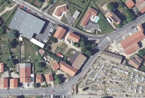 Vue aérienne du Camping Municipal les Tilleuls à Usson-en-Forez