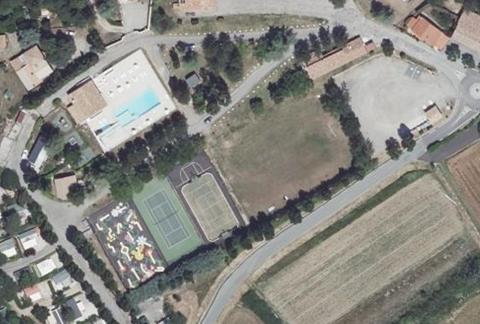 Vue aérienne du Camping Municipal Notre Dame à La Roque-Esclapon
