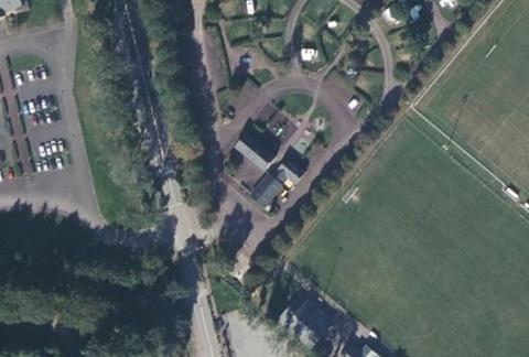 Vue aérienne du Camping Municipal Paimpont Brocéliande à Paimpont