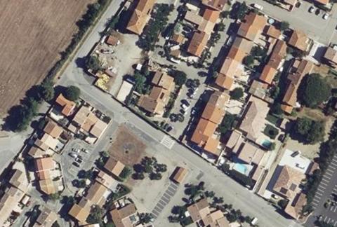 Vue aérienne du Camping Municipal Rive d’Aude à Fleury