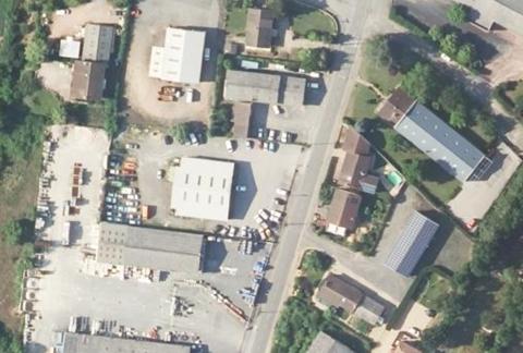 Vue aérienne du Camping Municipal Saint Vital de Cluny à Cluny