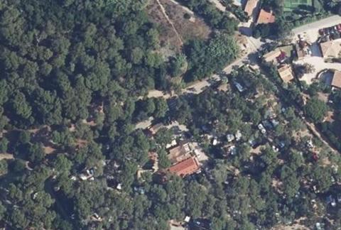 Vue aérienne du Camping Olbia à Hyères