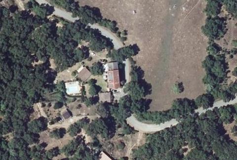 Vue aérienne du Camping Olva à Sartène