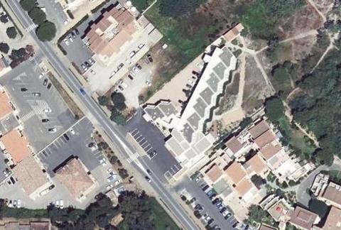 Vue aérienne du Camping Paduella à Calvi