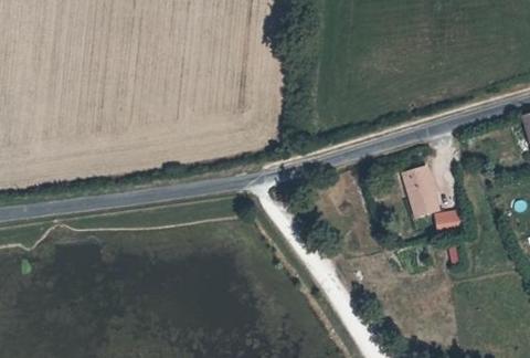 Vue aérienne du Camping Paradis des Dombes à Sandrans