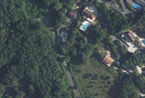 Vue aérienne du Camping Paradis les Belles Rives à Cazoulès
