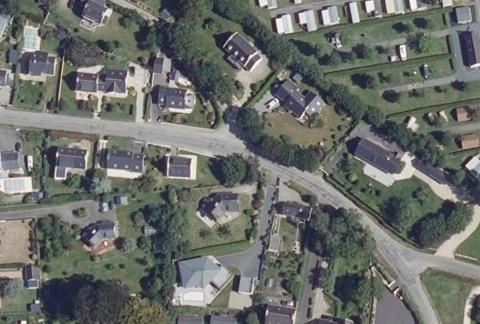 Vue aérienne du Camping Penhoat Côté Plage à Fouesnant