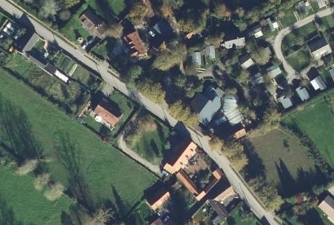 Vue aérienne du Camping Pommiers des Trois Pays à Licques