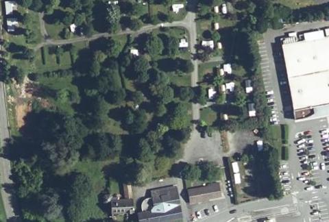 Vue aérienne du Camping Pradelongue à Moustajon