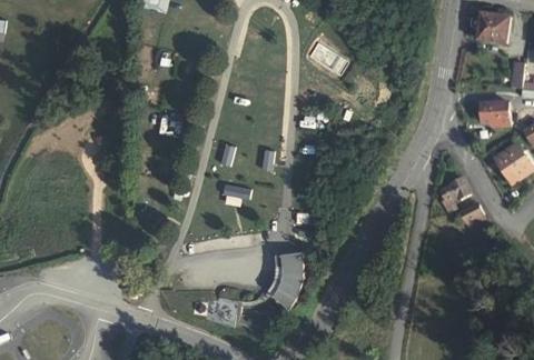 Vue aérienne du Camping Restaurant des Acacias à Altkirch