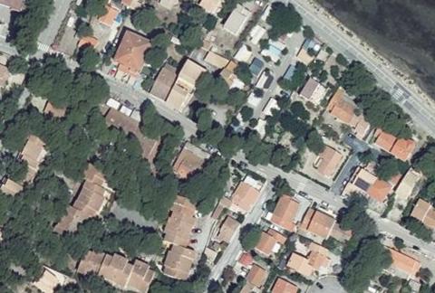 Vue aérienne du Camping Rives des Corbières à Leucate