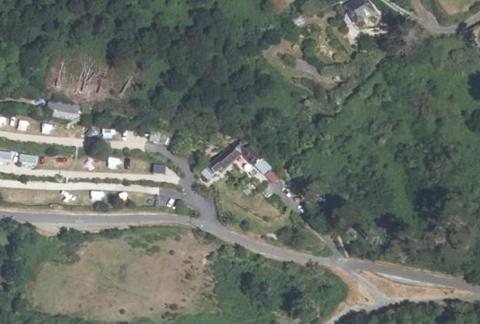 Vue aérienne du Camping Roz Ar Mor à Trébeurden