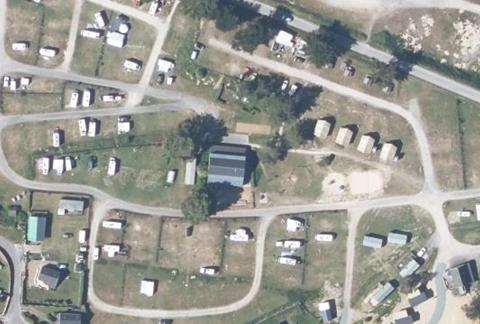 Vue aérienne du Camping Saint-Michel à Erquy